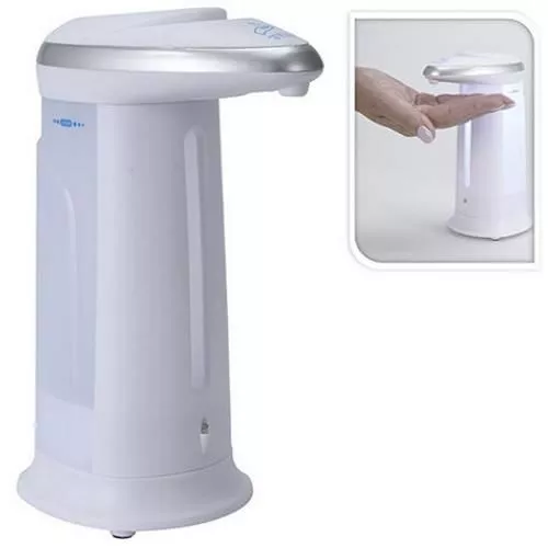 cumpără Dozator săpun Promstore 41502 automat cu senzor 330ml, H19cm, plastic, alb în Chișinău 