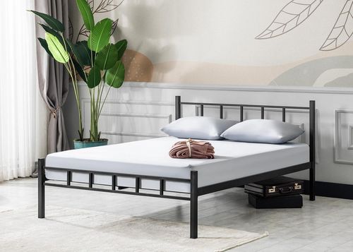 cumpără Pat Evger K-90 180x200cm Black (без матраса) în Chișinău 