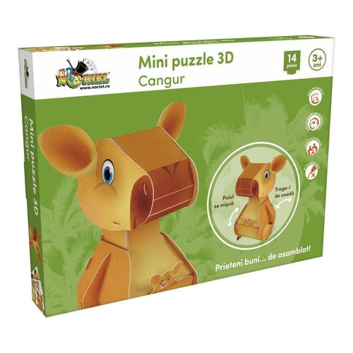 cumpără Set de construcție Noriel NOR1207 Mini Puzzle 3D Cangur în Chișinău 