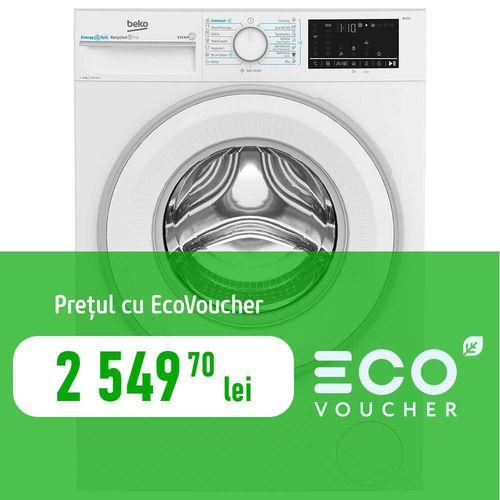 купить Стиральная машина с фронтальной загрузкой Beko B3WFU49215WWES в Кишинёве 