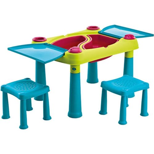 купить Набор детской мебели Keter Creative Play Table Set Light Green/Turquoise (231593) в Кишинёве 