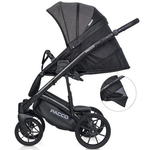 cumpără Сărucior pentru copii Riko Carucior 2in1 Basic Pacco 04 Carbon în Chișinău 