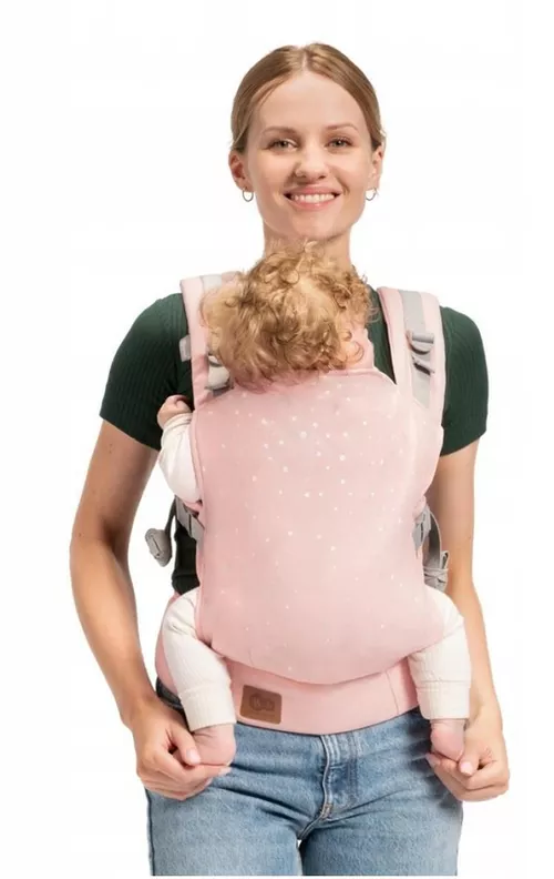 cumpără Marsupiu pentru copii KinderKraft Nino KNNINOCOPNK0000 CONFETTI PINK în Chișinău 