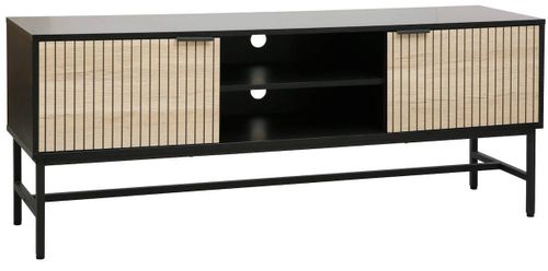 купить Тумба напольная для TV Deco Merlin 150x40x60H Oak/Black в Кишинёве 