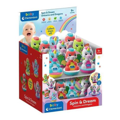 cumpără Jucărie Clementoni Titirez pentru bebelusi Unicorn/Dragon (17498) în Chișinău 