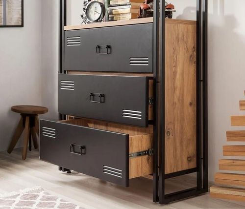 купить Шкаф Trendy Cosmo Cortex 90x180x35cm, raft de carti в Кишинёве 