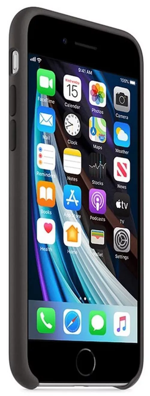 купить Чехол для смартфона Apple iPhone SE Silicone Case Black MXYH2/MN6E3 в Кишинёве 