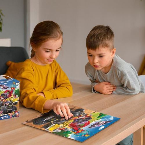 купить Головоломка Dodo 200524 Puzzle Mașini de salvare, seria Paw Patrol, 48el в Кишинёве 