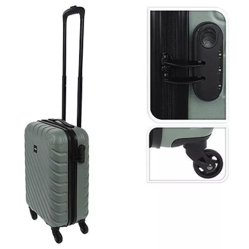 cumpără Valiză Promstore 49211 ProWorld 28l, 53x33x22cm plastic, verde în Chișinău 