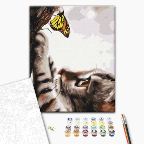 cumpără Tablou pe numere BrushMe RBS52667FC 30x40cm (fără cutie) În căutarea unui prieten în Chișinău 