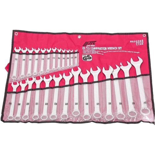 cumpără Cheie fixă JTC JTC-AE2426S Chei combinate cu 26 de piese, 6-32 mm (Tetoron) în Chișinău 