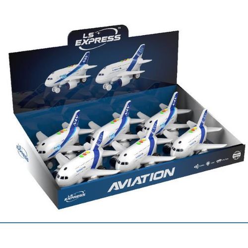 cumpără Mașină Wenyi WY710-6 1:200 Avion cu fricțiune (lumini /sunete), as. în Chișinău 