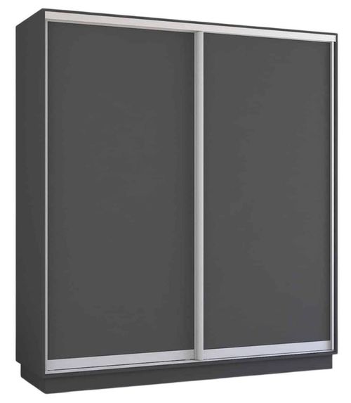 cumpără Dulap Mobildor-Lux Fox uși glisante din PAL (230x60x240H cm) Anthracite în Chișinău 