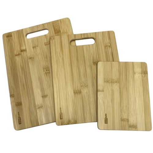 cumpără Tocător de tăiere EuroGold 7108200019 Set de 3 tocatoare din bambus, 20x15cm/28x20cm/33x24cm în Chișinău 