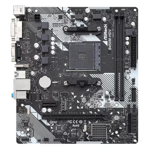 купить Материнская плата AsRock B450M-HDV B450M-HDV R4.0 AMD B450 AM4 в Кишинёве 