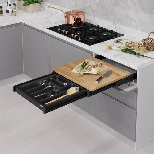 cumpără Feronerie pentru mobilă Starax S-2156-A выдвиж. лоток с доской нарезки 600мм în Chișinău 