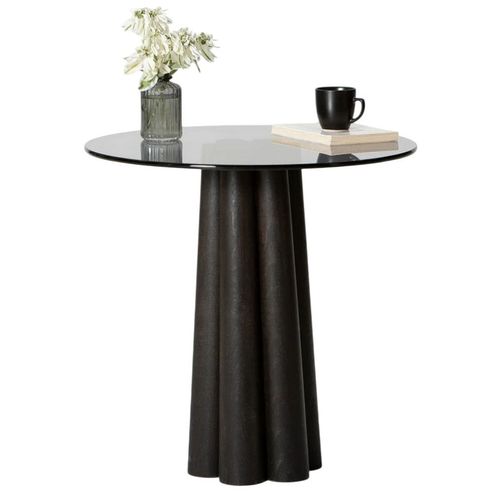 купить Журнальный столик Trendy Thales, negru, gri inchis в Кишинёве 