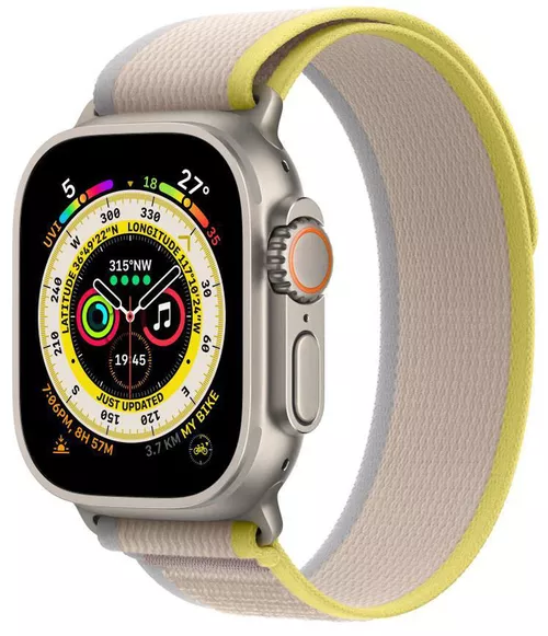 купить Ремешок Apple 49mm Yellow/Beige Trail Loop - M/L MQEH3 в Кишинёве 