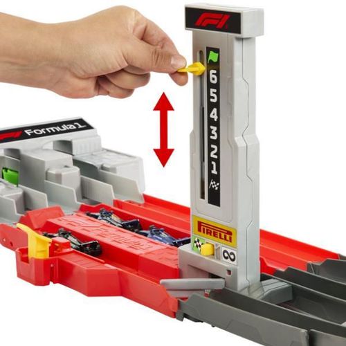 cumpără Mașină Hot Wheels JDY16 Formula 1, Circuit Grand Prix cu 3 mașinuțe 1:64 în Chișinău 