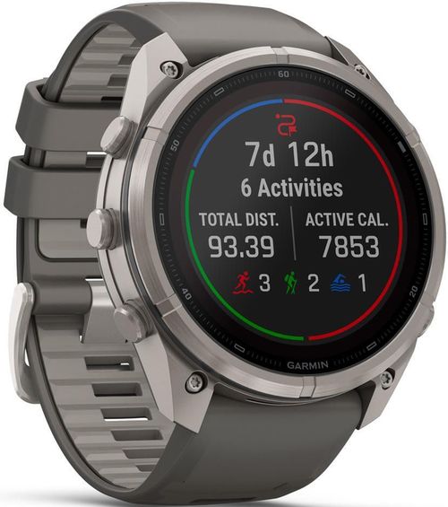 cumpără Ceas inteligent Garmin Fenix 9 Pro, 51mm, Solar, inReach,Ti, PblGy/SlvrGyBnd (010-04339-01) în Chișinău 
