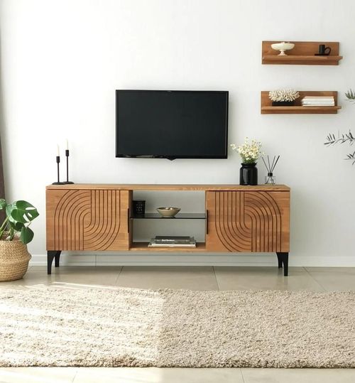 купить Тумба напольная для TV Trendy Lidya, Stejar 150x40x30cm в Кишинёве 