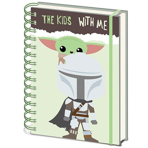 cumpără Carnet Pyramid International Sr73882 Star Wars (The Mandalorian) A5 Wiro Notebook în Chișinău 