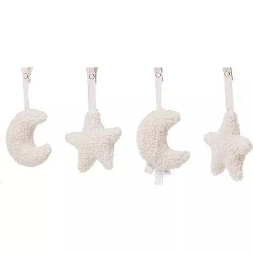 cumpără Jucărie cu pandantiv Jollein 108-001-66046 Set de jucarii pentru Babygym Moon Nougat în Chișinău 