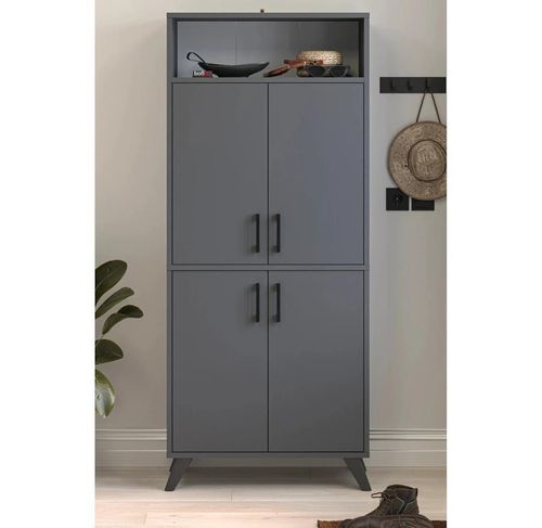 купить Полка для обуви Bofigo 18-11-08 Anthracite в Кишинёве 