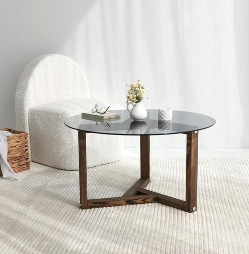 cumpără Măsuţă cafea Trendy Miro, Fume 75x40x75cm în Chișinău 