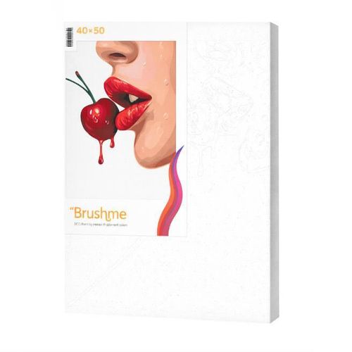 купить Картина по номерам BrushMe BS54340 40x50cm Eco, Rosu seducator в Кишинёве 