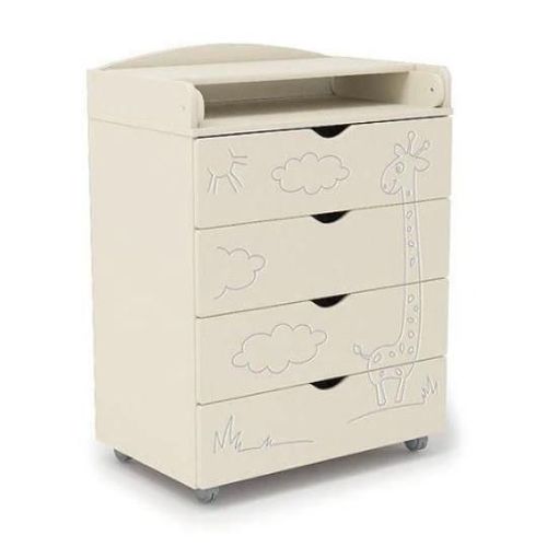 cumpără Comoda de infășat Eucalyptus DSK-J702 Jiraffe80 Bej în Chișinău 