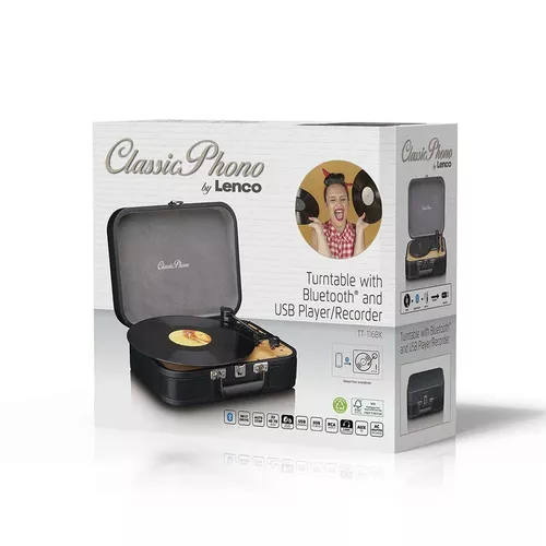 купить Проигрыватель виниловый Lenco TT-116BK в Кишинёве 