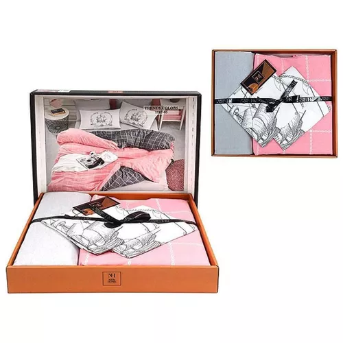 купить Домашний текстиль Promstore 44286.48 Lenjerie de pat 2pers NH Ranforce Trendy 1167-05 policoton в Кишинёве 