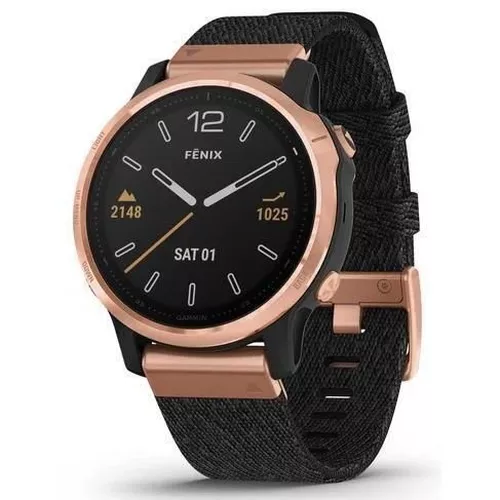 cumpără Ceas inteligent Garmin fenix 6S Pro Sapphire editions Rose gold-tone with heathered black nylon band în Chișinău 