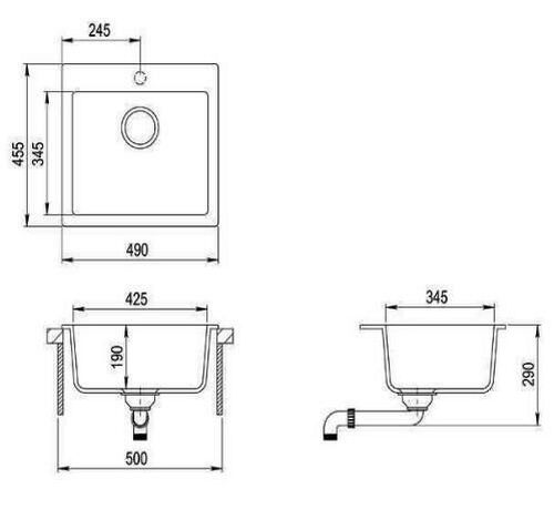 cumpără Accesoriu pentru chiuvete de bucătărie Helika-AquaSanita DS-111 în Chișinău 