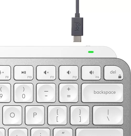 купить Клавиатура Logitech MX Keys Mini Wireless Illuminated, Pale Grey в Кишинёве 