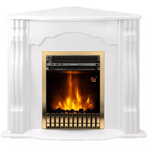 купить Камин электрический ArtFlame Clasic de colt white & Gala gold в Кишинёве 