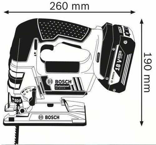 cumpără Fierăstrău pentru decupat Bosch GST 18 V-LI 06015A6100 în Chișinău 