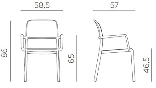 купить Стул Nardi RIVA AGAVE 40246.16.000.06 в Кишинёве 
