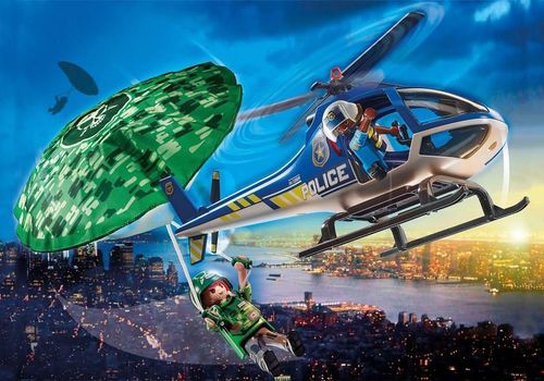 купить Конструктор Playmobil PM70569 Police Parachute Search в Кишинёве 