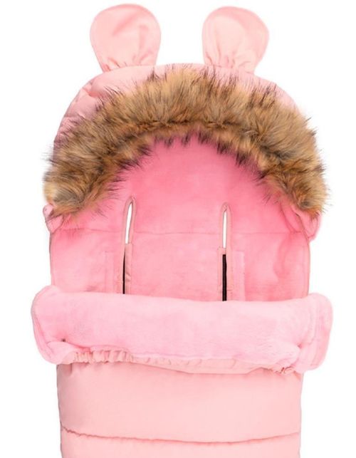 купить Аксессуар для колясок MoMi Cozy Pink, husa de iarna в Кишинёве 