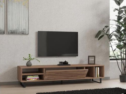 купить Тумба напольная для TV Trendy Safir, Pin Atlantic в Кишинёве 