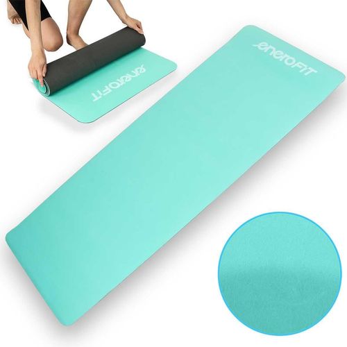 купить Коврик для йоги Enero Fitness Yoga Mat (1040592) Mint Gray в Кишинёве 