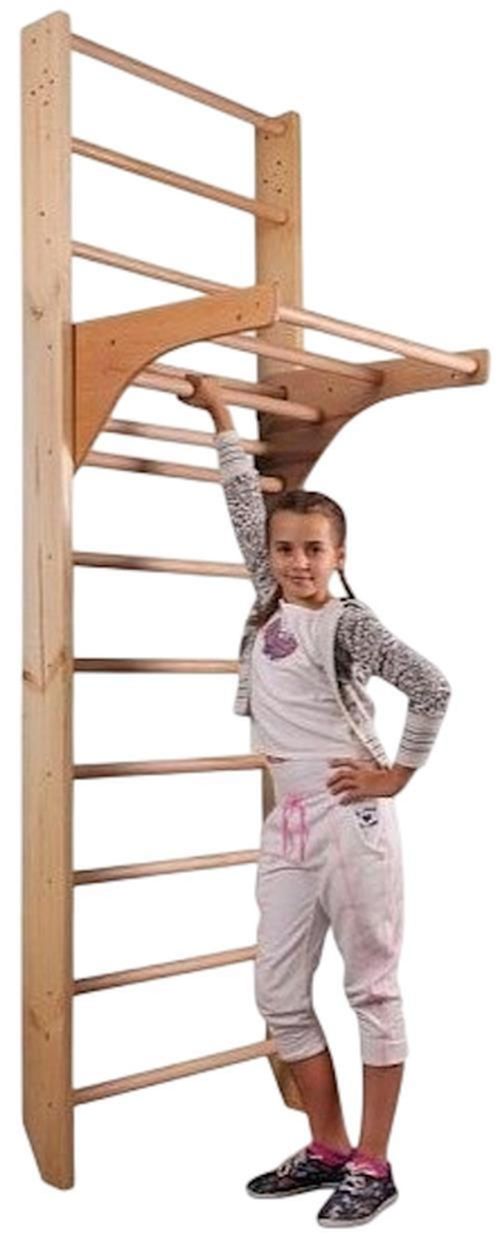 купить Шведская стенка PlayPark 9472 Spalier perete suedez cu bara 240x80cm cu bara в Кишинёве 