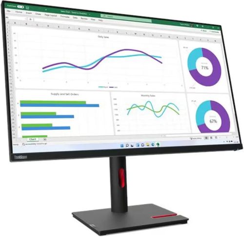 купить Монитор Lenovo T32h-30 QHD Black (63D3GAT1EU) в Кишинёве 