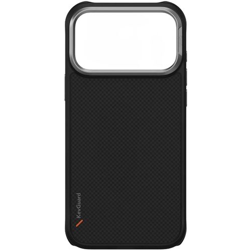 купить Чехол для смартфона UNIQ iPhone 17 Pro (2025) 6.3 Hybrid Magclick Keva Edge, Carbon Black в Кишинёве 