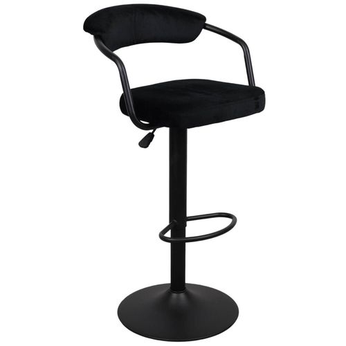 cumpără Scaun de bar Deco SB-31 Catifea Black+Black Leg în Chișinău 