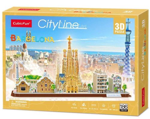 cumpără Set de construcție Cubik Fun MC256h 3D Puzzle City Line Barcelona în Chișinău 