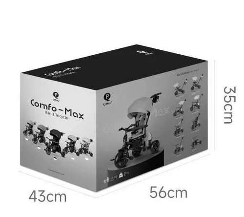 cumpără Bicicletă-cărucior Qplay Comfo Max Coffee în Chișinău 