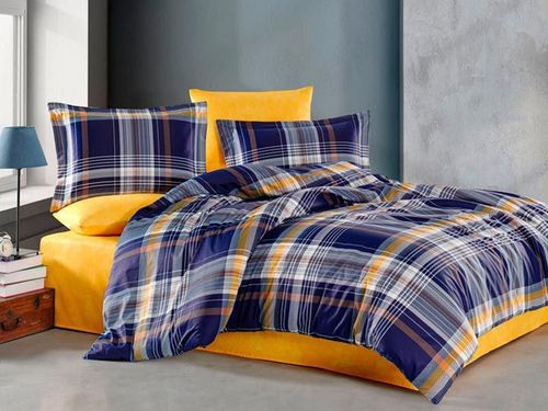 cumpără Textile de casă Promstore 53379.8 Lenjerie de pat Euro 2 NewHome Delux Satin Virginia în Chișinău 